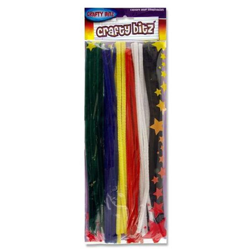 Vibes and Scribes 12" Pipe Cleaners (42pk) - Vivid Chenille yarn