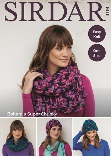 Accessories in Sirdar Bohemia Super Chunky (8156) Accessories in Sirdar Bohemia Super Chunky (8156)