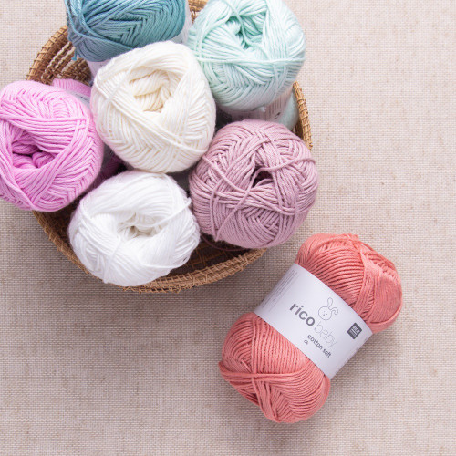 Rico Baby Cotton Soft DK - 50g Rico Baby Cotton Soft DK - 50g