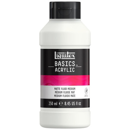 Liquitex Basics Acrylic: Matte Fluid Medium (250ml) Liquitex Basics Acrylic: Matte Fluid Medium (250ml)