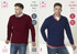 Mens Sweaters in King Cole Big Value DK (5259)