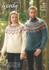 Unisex Fairisle Yoked Sweater in Wendy Aspire Chunky (5821)