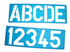 Stencil - 100mm Lettering Stencil Set