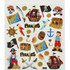 Sticker Sheet - Glitter - Pirates