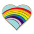 Enamel Pin - Rainbow Heart