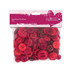 Assorted Buttons (250g) - Red/Pink