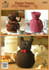 Cat, Pig & Dog Tea Cosies in King Cole DK (9002)