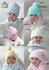 Children's Hats in King Cole Comfort Chunky (3391)