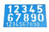 Stencil - 50mm Lettering Stencil Set