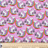 Cotton Poplin Print - Unicorns on Pink - Per ½ Metre