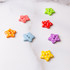 Polka Dot Star Button - 2 Hole (18mm)