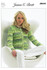 Women's Cabled Cardigan in James C. Brett Marble DK (JB040)