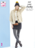 Women's Cardigan, Sweater & Hat in King Cole Timeless Super Chunky (5527)