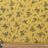 Leaf & Sprig Toss Yellow - 100% Cotton