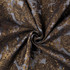 Brocade: Abstract Floral (Black & Gold) - Per ½ Metre