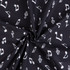 Cotton Poplin Print - Music Notes (Ivory on Black) - Per ½ Metre