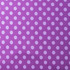 Fleece-Backed Jersey: Polka Dot Puprle - Per ½ Metre