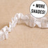 White Satin Bonnet Trim (1") - Per Metre