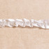 White Satin Bonnet Trim (1") - Per Metre