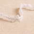 White Organza Bonnet Trim (1") - Per Metre