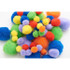 Primary Pompoms (60pcs) - Assorted