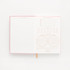 Hardcover Suede Journal w/Pocket - Radiant Rainbow