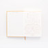 Hardcover Suede Journal w/Pocket - Radiant Sun Block