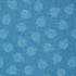 Flower & Vine: Leaves on Blue - 100% Cotton