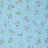 Flower & Vine: Flowers on Blue - 100% Cotton