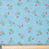 Flower & Vine: Flowers on Blue - 100% Cotton