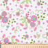 Flower & Vine: Flowers on Ivory - 100% Cotton