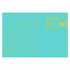 Rotary Cutting Mat (17" x 11") - Aqua