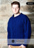 Men's Cable Sweater in DY Choice Aran w/Wool (DYP113)