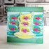 Photopolymer Layering Stamp (10pcs) - Floral Tea Cups