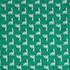 Peek-a-Boo Zebra: Green - 100% Cotton