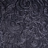 Black Sequined Paisley - Per ½ Metre