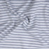 Grey Striped Polyviscose Jersey - Per ½ Metre