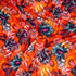 Orange Floral Viscose Jersey - Per ½ Metre