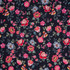 Stretch Polyester: Botanical on Black - Per ½ Metre