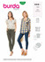 V-Neck Shirts in Burda Misses' (6326)