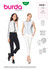 Tuxedo & Sleeveless Shirts in Burda Misses' (6327)