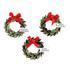 Craft Embellishments (3pcs) - Xmas Wreaths