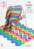 Rainbow Baby Blankets & Toy in King Cole Big Value DK (5502) - CROCHET