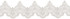White Scalloped Lace Guipure Trim (60mm) - Per Metre