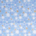 Snowflakes on Blue - 100% Cotton