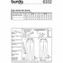 High-Waisted Paperpag Trousers in Burda Misses' (6332)