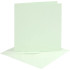 6" x 6" Blank Cards & Envelopes (4pcs) - Light Green