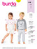 Toddler's Sleepwear in Burda Kids (9326)