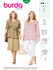 V-Neck Blouse & Tunic in Burda Style (6306)