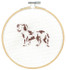 Cross Stitch Kit: Hoop - Happy Daschund